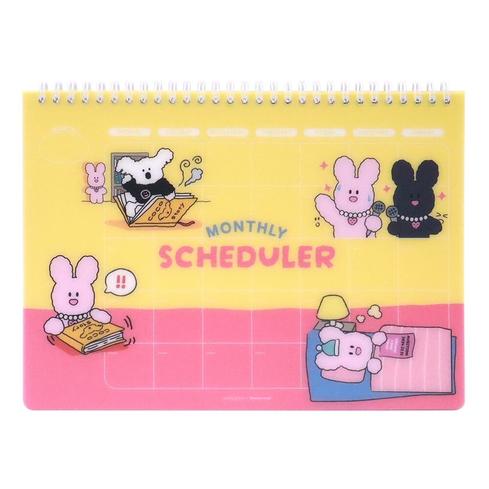 สมุดแพลนเนอร์ Ropamoda X Romane Monthly Planner สีชมพู